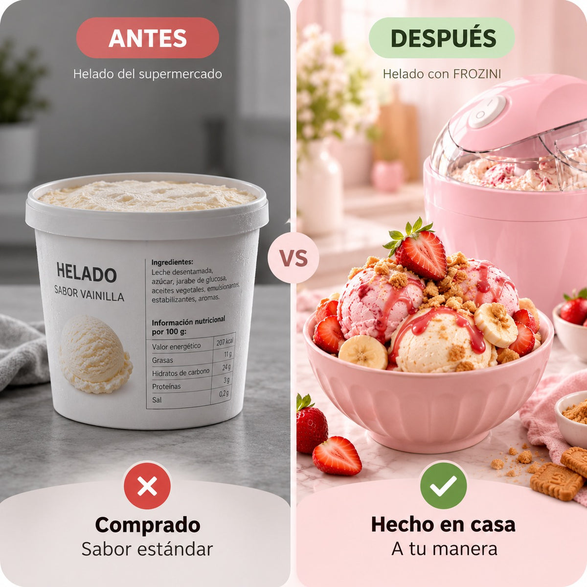 🔥 Special Offer: 55% OFF! 🍦 Personal Ice Cream Maker – Make Your Favorite Flavors at Home 🍓✨