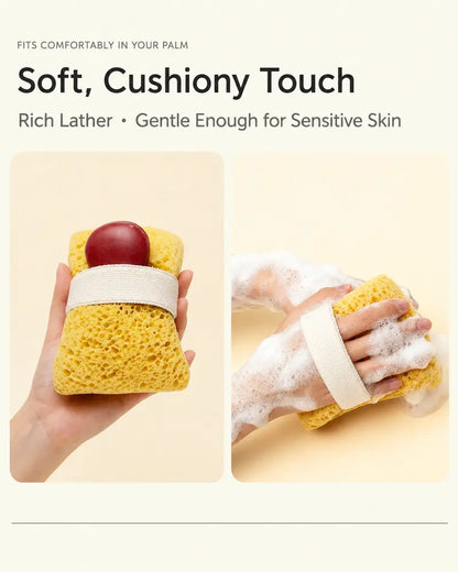 🔥LAST DAY 50% OFF🛒🧽 2-Pack Soft Bath Sponge with Soap Pocket | Quick Foaming Shower Scrub Sponge for Smooth Skin & Daily Body Cleaning ✨