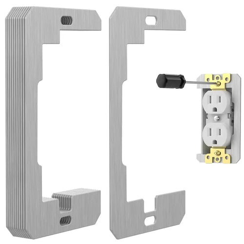 🔧 Premium Galvanized Metal Outlet Spacers – Secure & Level Your Electrical Outlets Easily! ⚡️🛠️