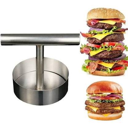 🎁50%OFF &😍 Hot Sale Stainless Steel Burger Press - 1Pc Nonstick Burger Patty Maker Mold